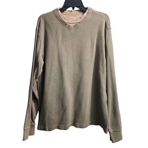 Duck Head Men's Classic V-Neck Long Sleeve Cotton Pullover Sweater Casual Medium